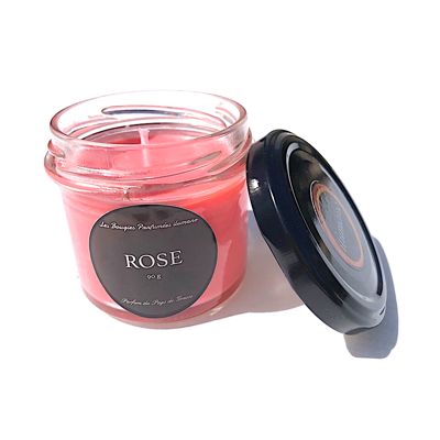 bougie parfume ilumano rose