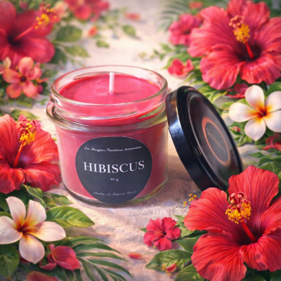 bougie parfumé Hibiscus ilumano