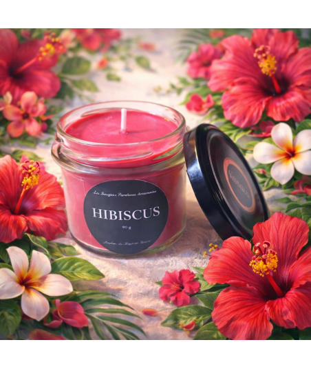 bougie parfumé Hibiscus ilumano