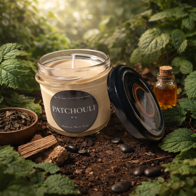 bougie parfume ilumano patchouli