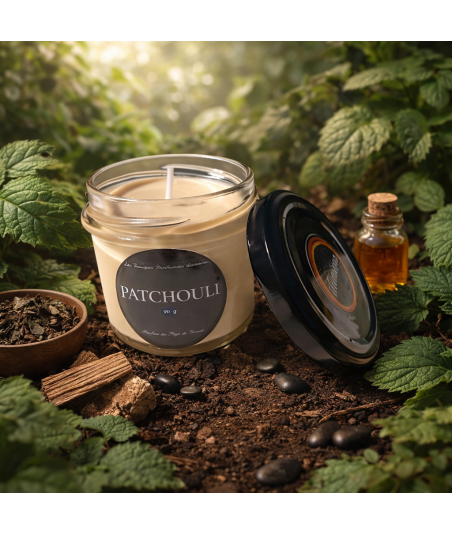 bougie parfume ilumano patchouli