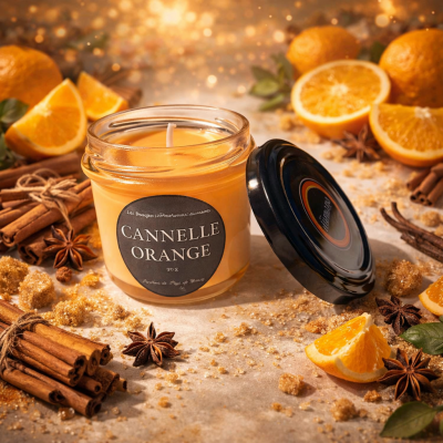 bougie parfume ilumano cannelle orange