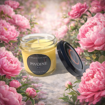 bougie parfume ilumano pivoine