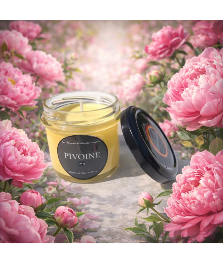 bougie parfume ilumano pivoine