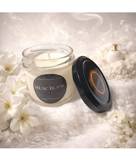 bougie parfume ilumano musc blanc