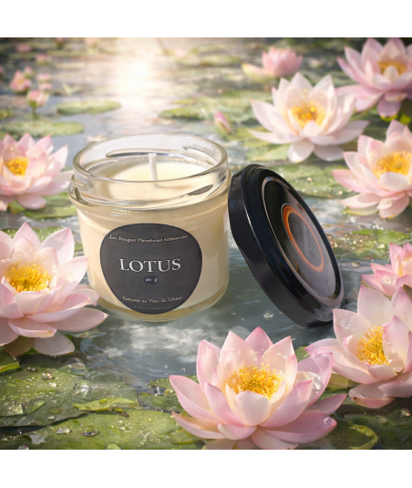 bougie parfume ilumano lotus