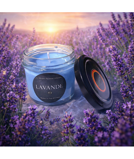 bougie parfumé lavande ilumano