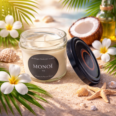 bougie parfume ilumano monoi