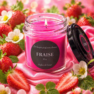 bougie parfume ilumano fraise