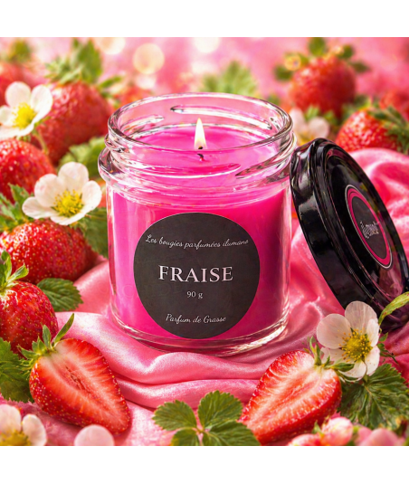 bougie parfume ilumano fraise