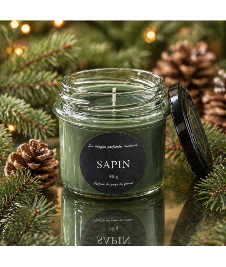 bougie parfume ilumano sapin