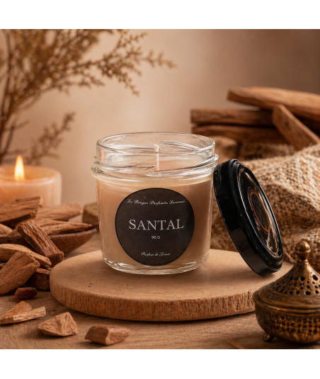 bougie parfume ilumano Santal