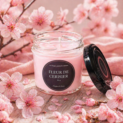 bougie parfume ilumano Fleur de cerisier