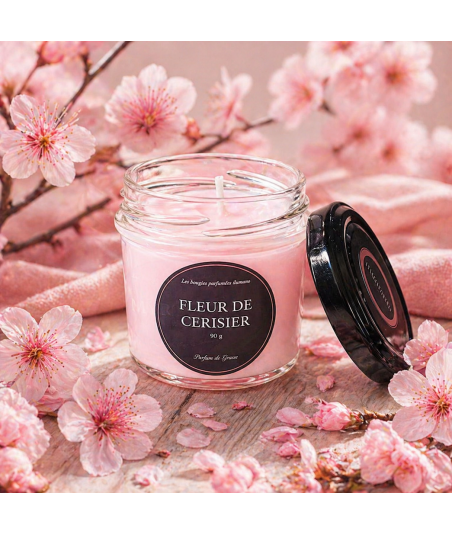 bougie parfume ilumano Fleur de cerisier