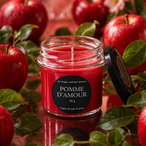 bougie parfume ilumano Pomme d'amour